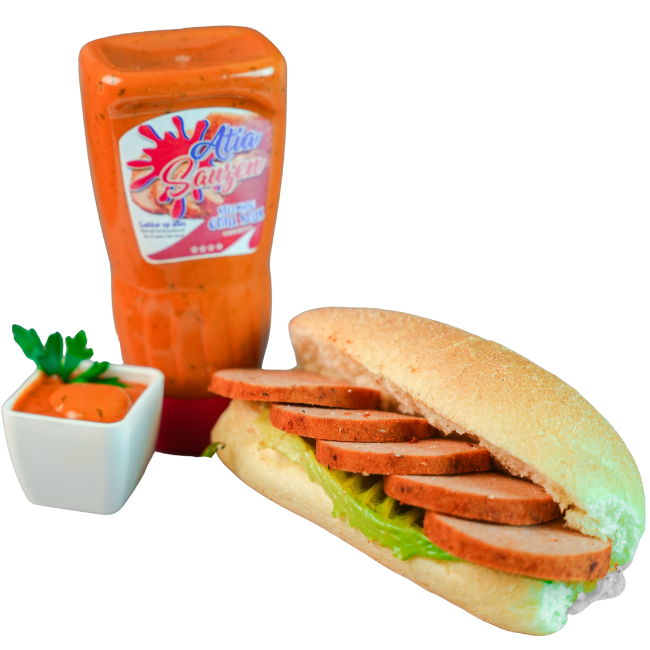 Atia Steaming Grill Saus – Perfect bij jouw grillworst - 400ml - Pikant